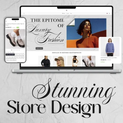 Luxury Fashion Online Store – Ready-to-Launch Turnkey Website | Sell Armani, Tommy Hilfiger, Calvin Klein, Guess, Levi’s & More | Stunning Store Design + FREE SEO, Promo Tools & VIP Support - Image 2