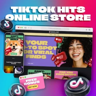 TikTok Best Sellers Online Store – Viral Product Turnkey Website | Sell TikTok Hits with Eye-Catching Store Design | Ready eCommerce Business + FREE Ads, Promo Guide